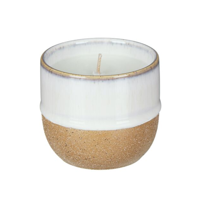 Paddywax Kin Jasmine & Bamboo Medium Glaze Ceramic Candle
